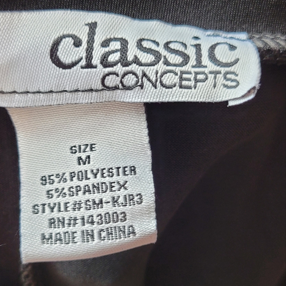 Classic Concepts Black Mini Pencil Skirt Casual - Picture 7 of 8